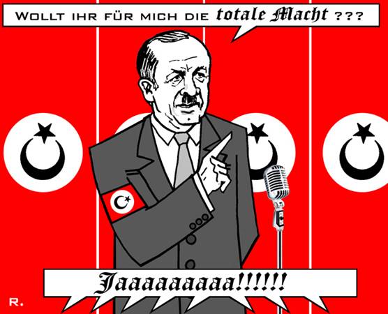 Erdogan fühlt sich an die Nazis erinnert