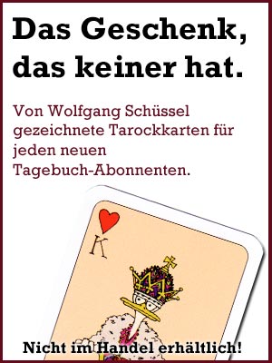 Tarock-Spiel von Wolfgang Schüssel Tarock-Spiel von Wolfgang Schüssel
